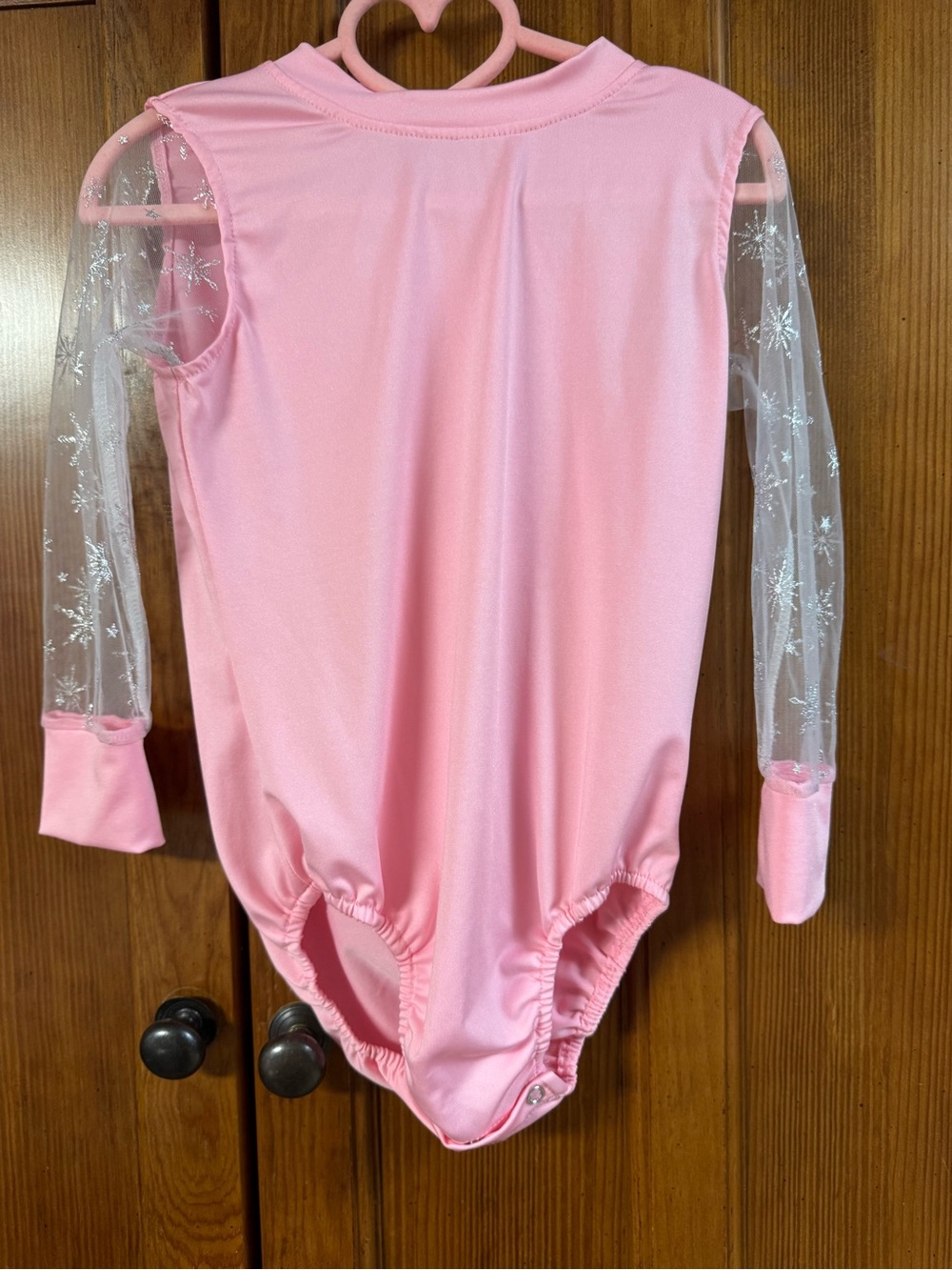 Pink Lilly in the Alley Mesh Sleeve Onesie